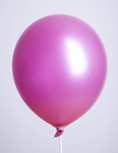 Magenta Metallic balloons 5 